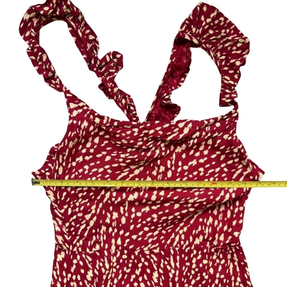 XIX Palms NEW Red and White Sleeveless Spaghetti Strap Maxi Sundress Women’s XS - Picture 10 of 11